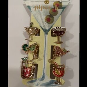 Piper K cocktail mini hair clips (metal) / NEW tags and packaging / cross posted